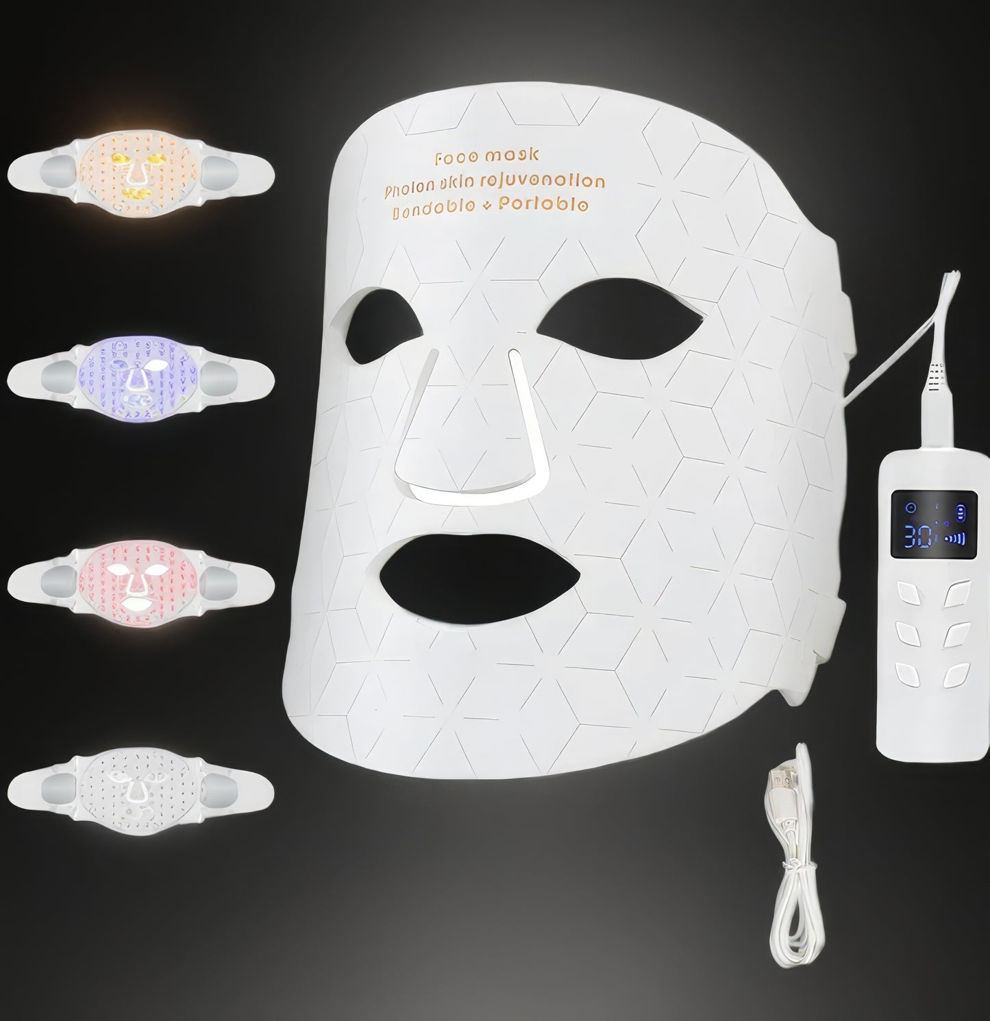 LED LIGHT THERAPY SKINCARE MASK